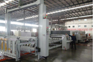 全自動1628五色水性印刷開槽模切機